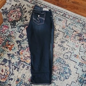 Silver jeans capris